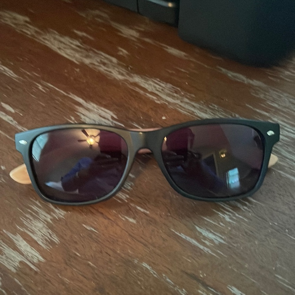 Gamma Ray Bifocal Sun Reader Gr1001 Black And Wood Tone Sunglasses